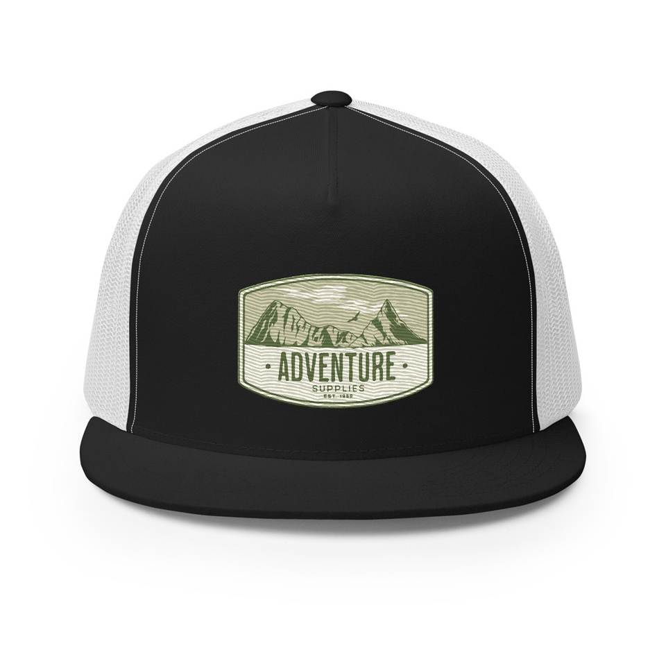 Adventure Supplies - Mountain 5 Panel Trucker Cap