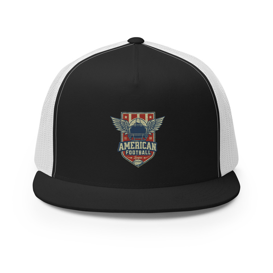 American Football League - Sports Helmet 5 Panel Trucker Cap