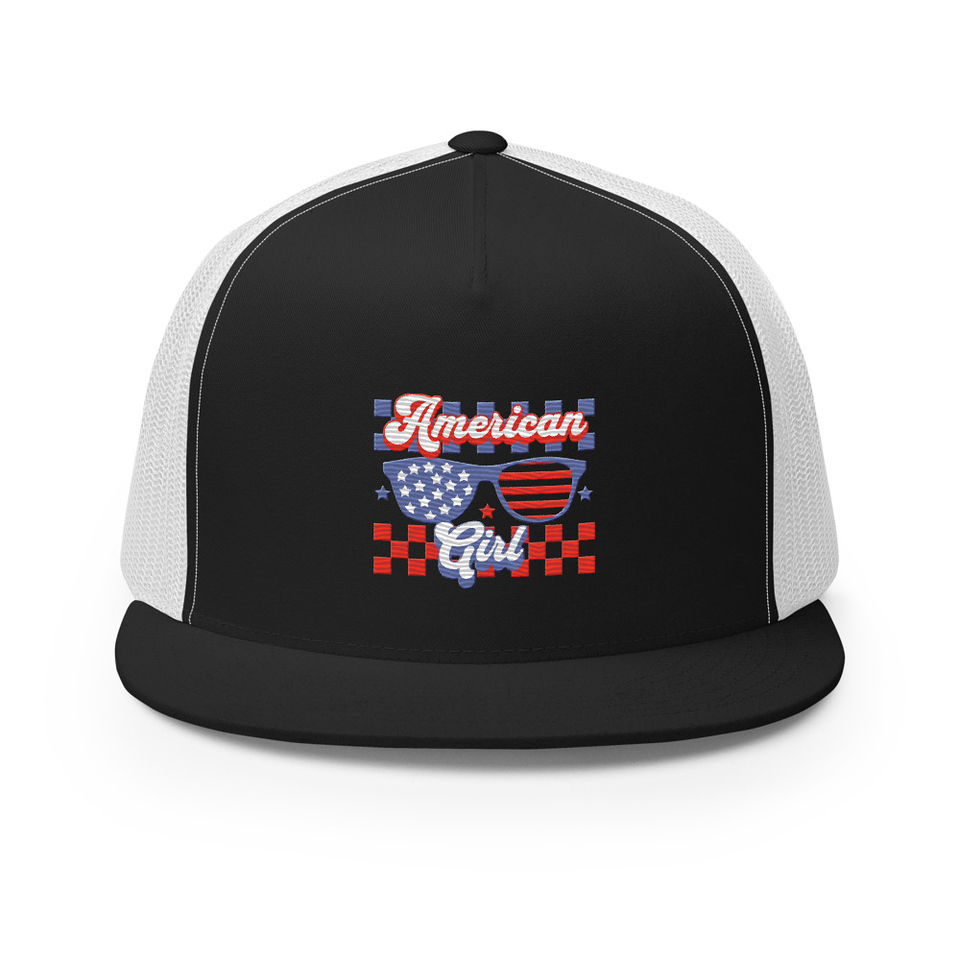 American girl 5 Panel Trucker Cap