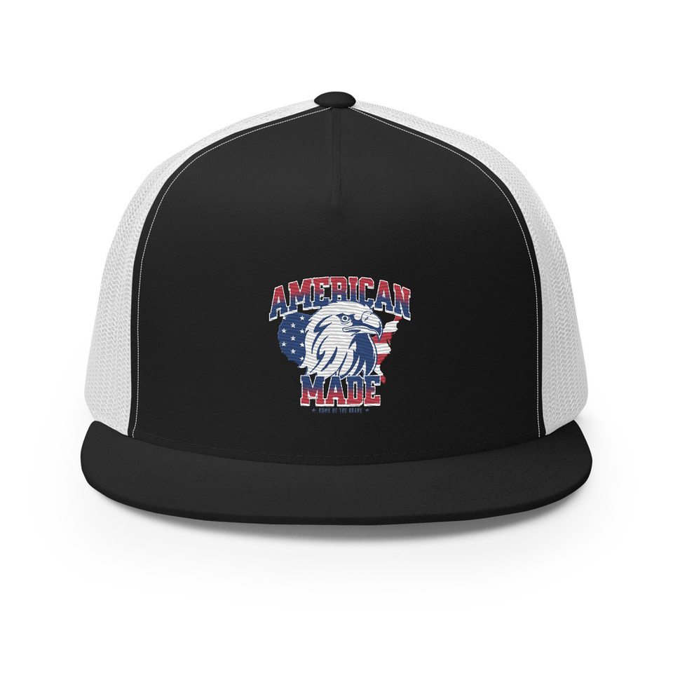 American Made 5 Panel Trucker Cap