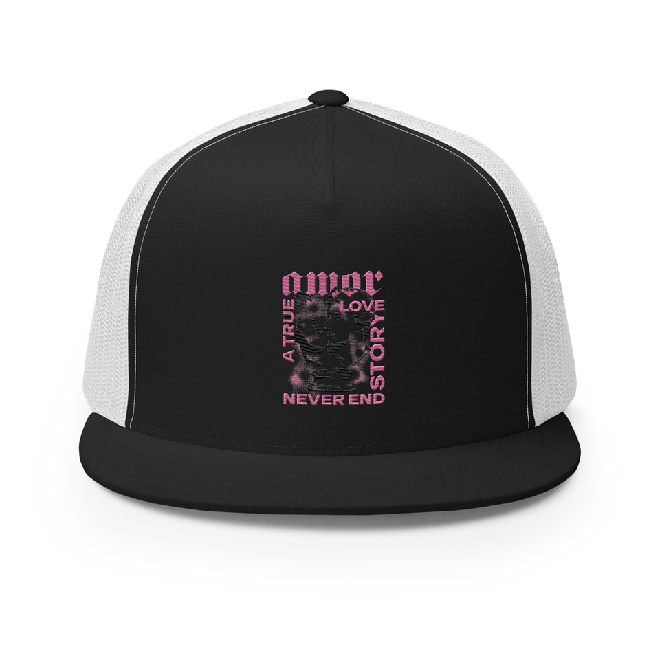 Amor 5 Panel Trucker Cap