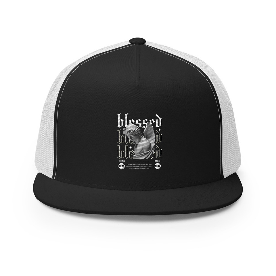 Angel 5 Panel Trucker Cap