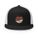 Apple Fruit - Typographic Lettering 5 Panel Trucker Cap