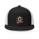 Astrocat - Retro graphic 5 Panel Trucker Cap