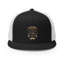 Barber Shop Cuts & Shaves - Scissor 5 Panel Trucker Cap