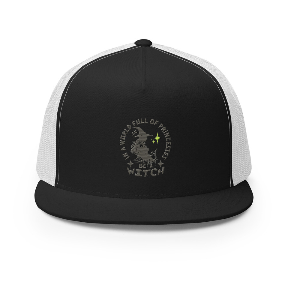 Be A Witch 5 Panel Trucker Cap