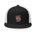 Bells Beach Australia Sunset Surfing 5 Panel Trucker Cap