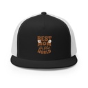 Best Mom in the World - Flowers 5 Panel Trucker Cap