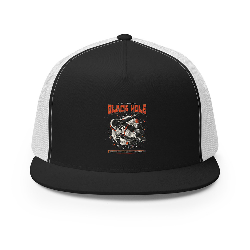Black Hole 5 Panel Trucker Cap