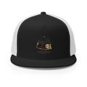 Black Sphinx 5 Panel Trucker Cap