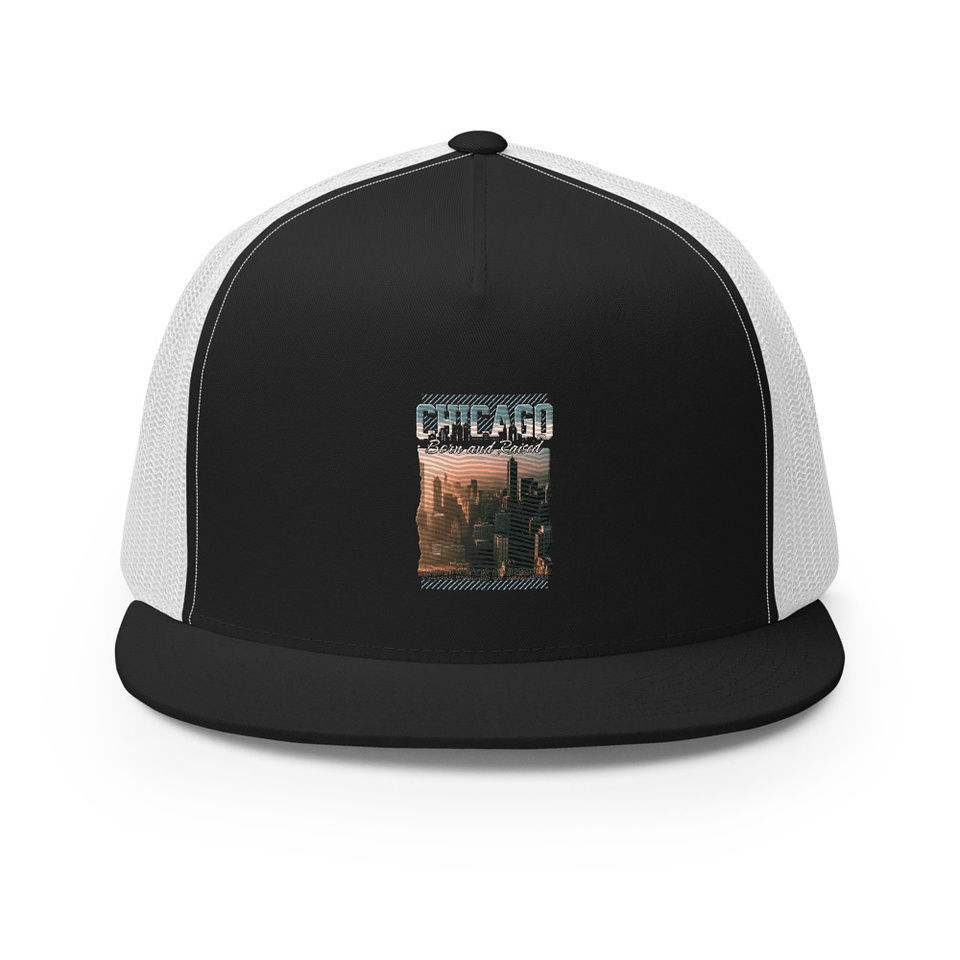 Born and Raised 5 Panel Trucker Cap
