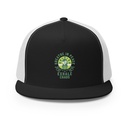 Breathe in peace, exhale chaos 5 Panel Trucker Cap