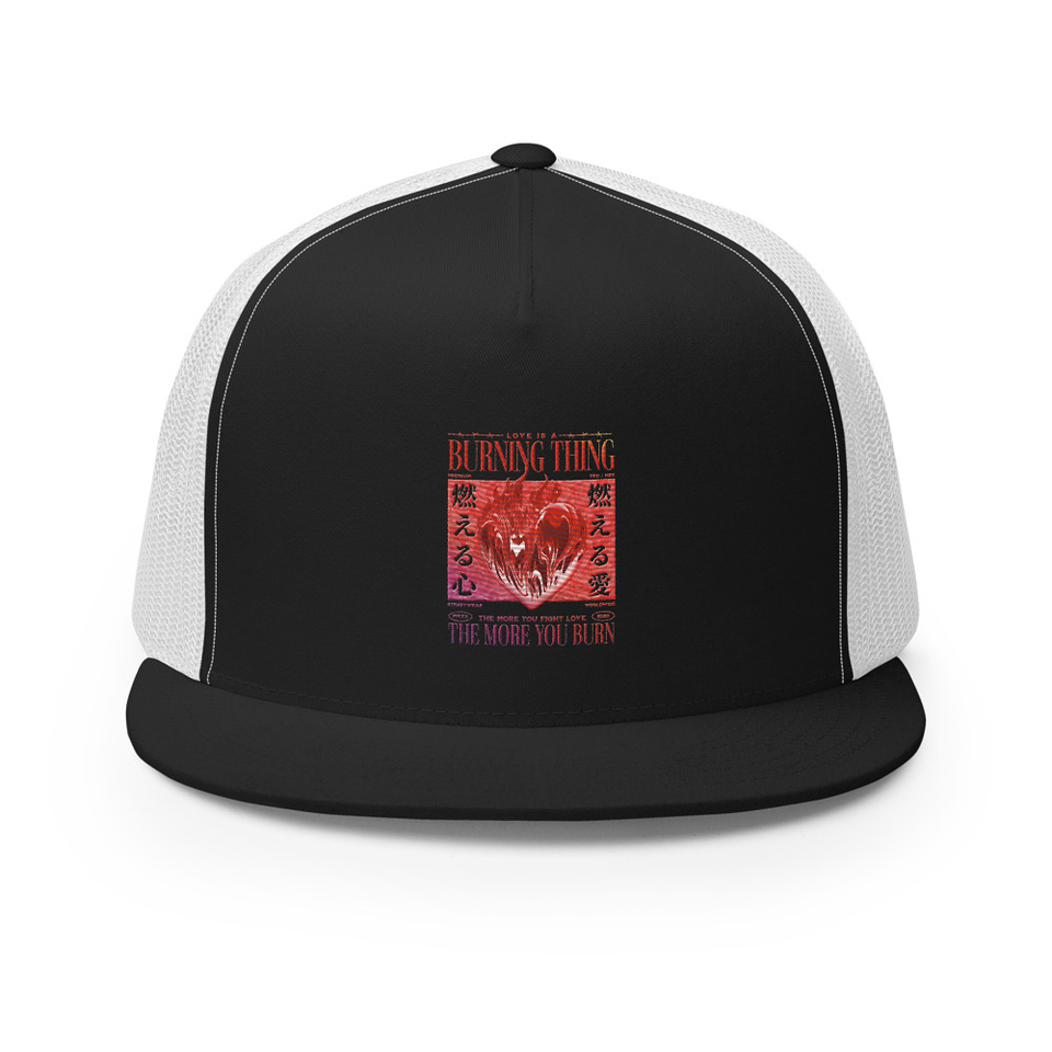 Burning Thing 5 Panel Trucker Cap