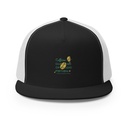 Caffeine Cartoon 5 Panel Trucker Cap