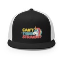 Can't Think Straight (2) 5 Panel Trucker Cap
