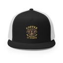Coffee, The art of Winning The Day 5 Panel Trucker Cap