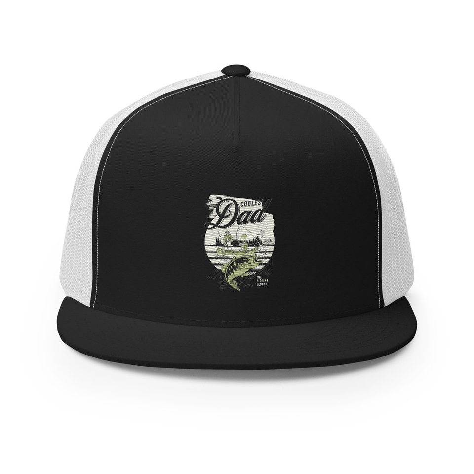 Coolest Dad 5 Panel Trucker Cap