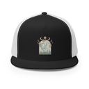 Cottagecore Frog Botanical 5 Panel Trucker Cap