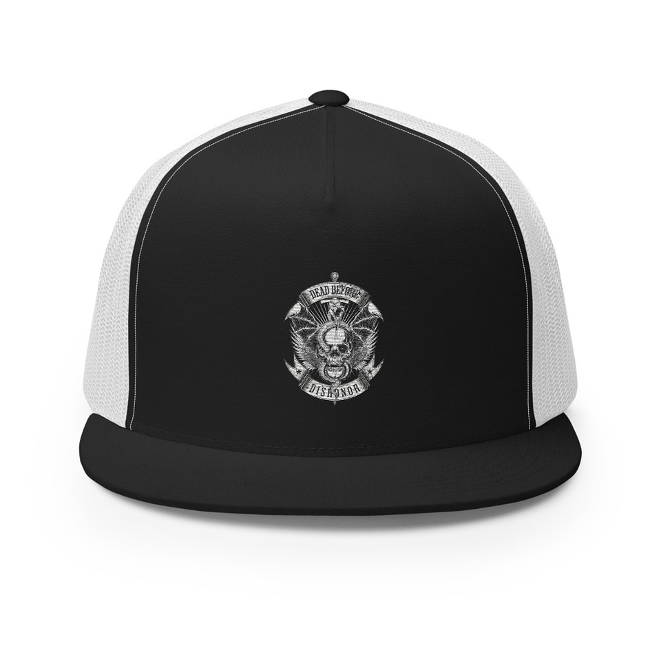 DEAD BEFORE DISHONOR 5 Panel Trucker Cap