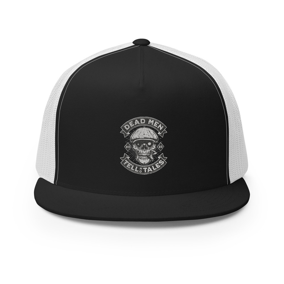 DEAD MEN TELL NO TALES 5 Panel Trucker Cap