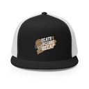 Death Before Decaf 5 Panel Trucker Cap