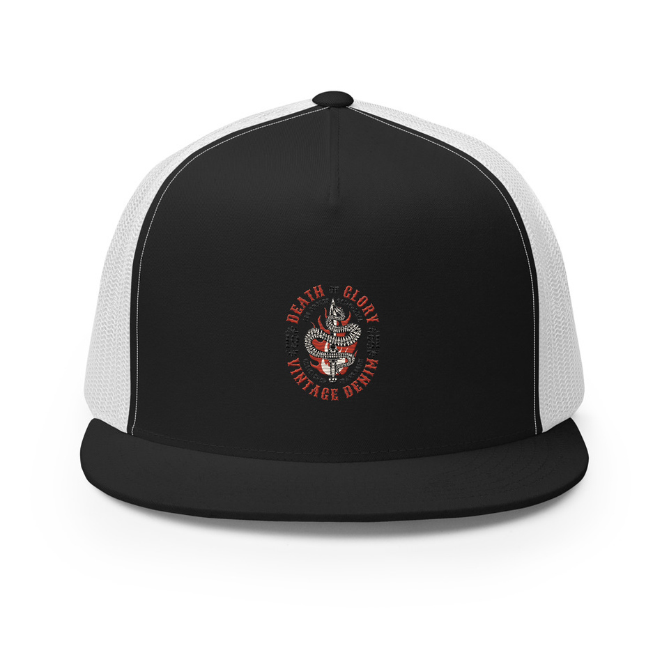 Death or Glory - Sword Snake 5 Panel Trucker Cap