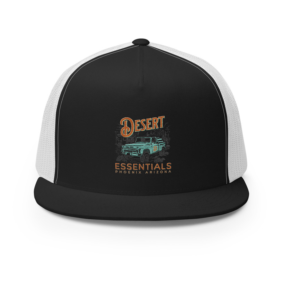 desert 5 Panel Trucker Cap