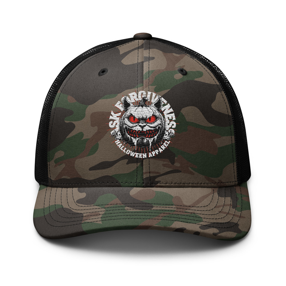 Ask Forgiveness Camouflage Trucker Hat