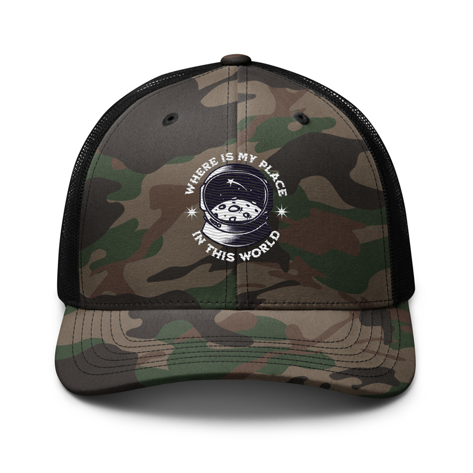 Astronaut Camouflage Trucker Hat