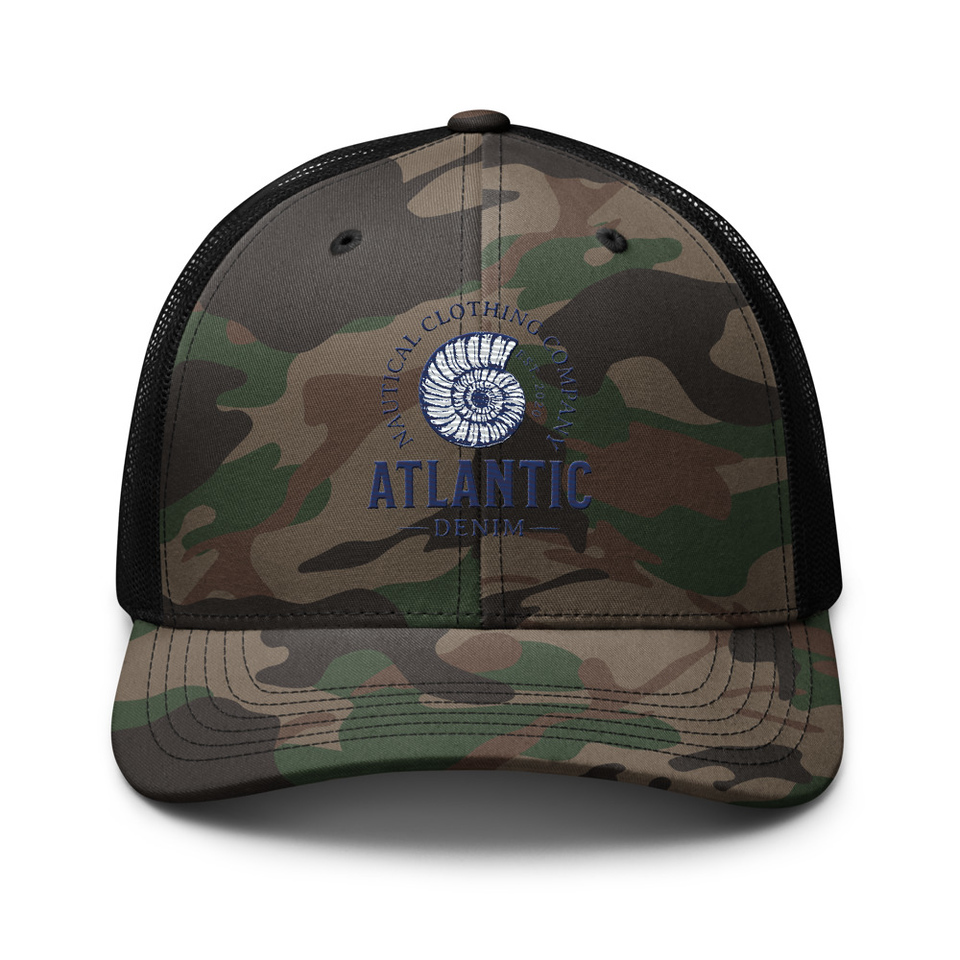 Atlantic Denim - Nautical Camouflage Trucker Hat