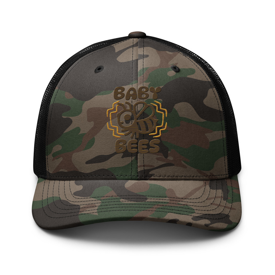 Baby Bees - Cute Insect Camouflage Trucker Hat