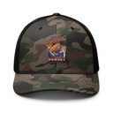 Bells Beach Australia Sunset Surfing Camouflage Trucker Hat