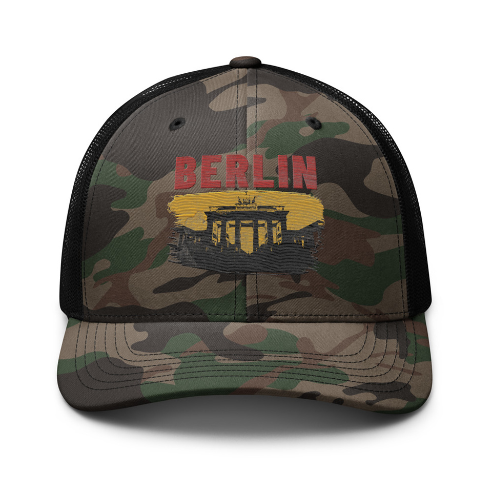 Berlin Camouflage Trucker Hat