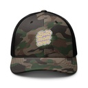 Best Mom Ever - Retro Typography Camouflage Trucker Hat