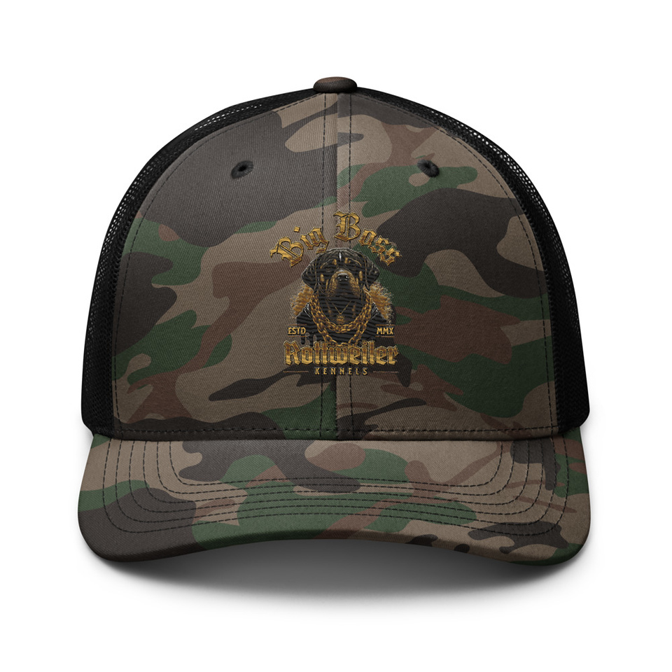 Big Boss Kennels Camouflage Trucker Hat