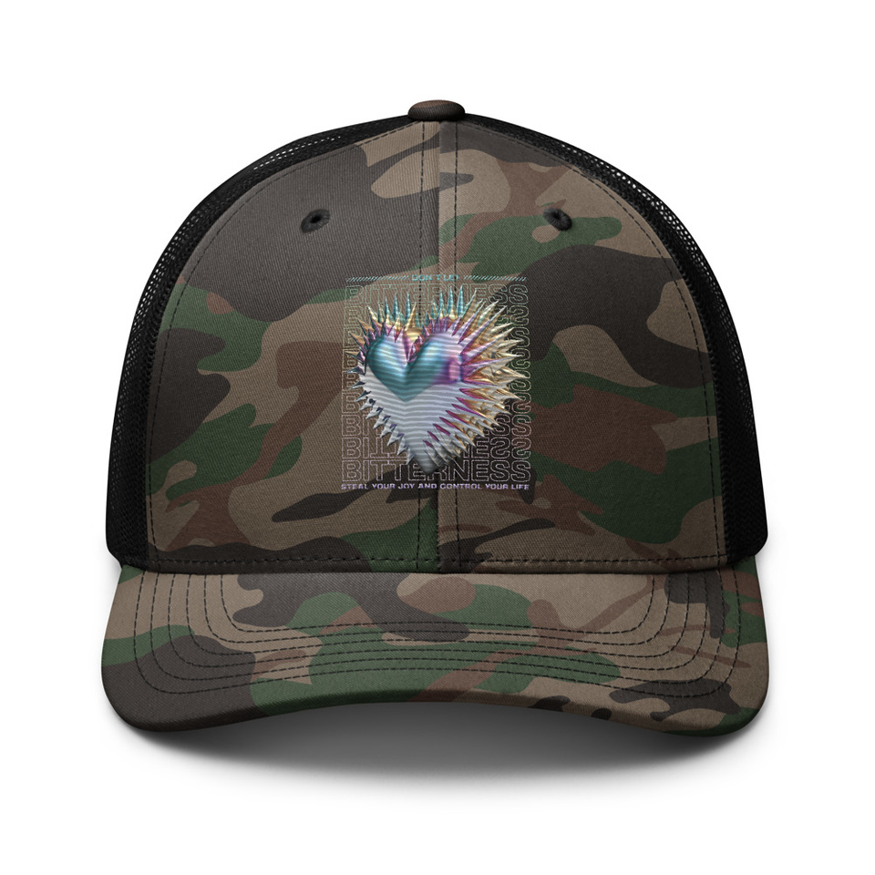 Bitterness Camouflage Trucker Hat