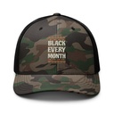 Black Every Month - African American History Camouflage Trucker Hat