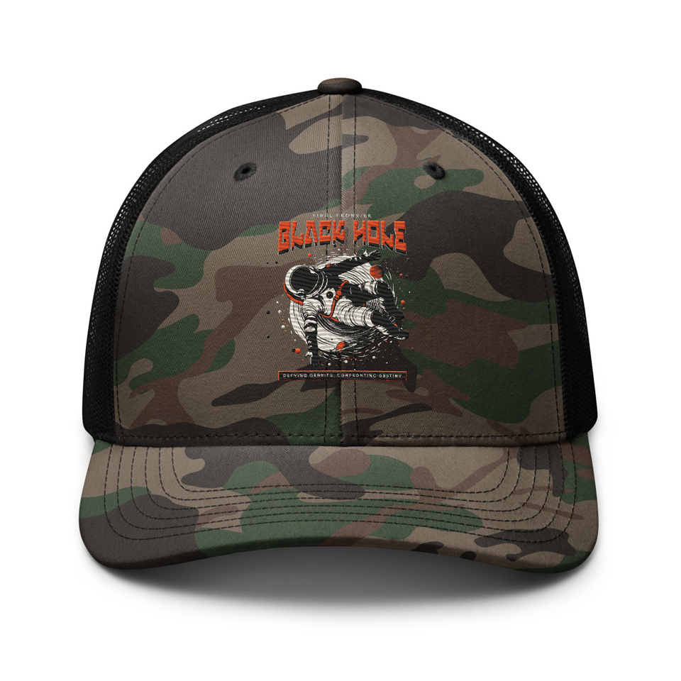 Black Hole Camouflage Trucker Hat