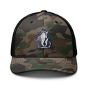 Blue Mermaid - Nautical Camouflage Trucker Hat