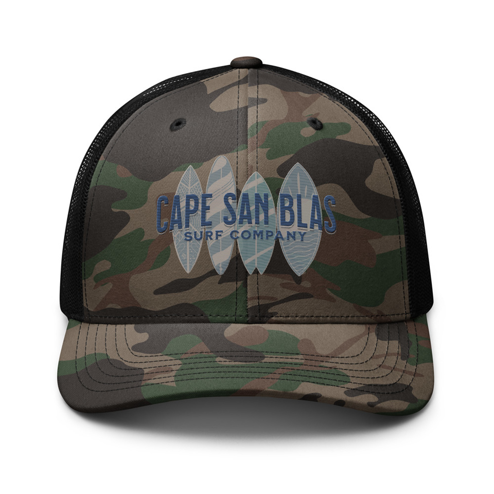 Board Room Camouflage Trucker Hat