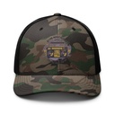 Boombox Music Player - Retro Camouflage Trucker Hat
