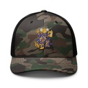 Break the Rules Graffiti - Spray Paint Camouflage Trucker Hat