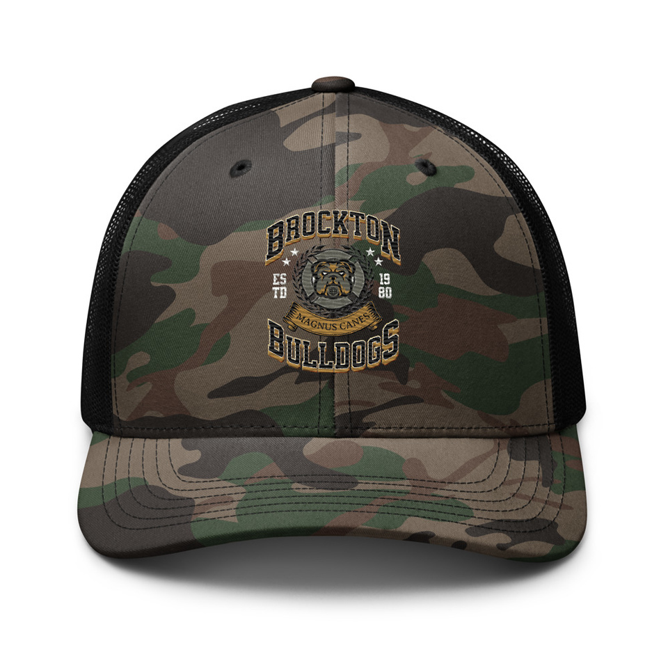 Brockton Bulldogs Camouflage Trucker Hat