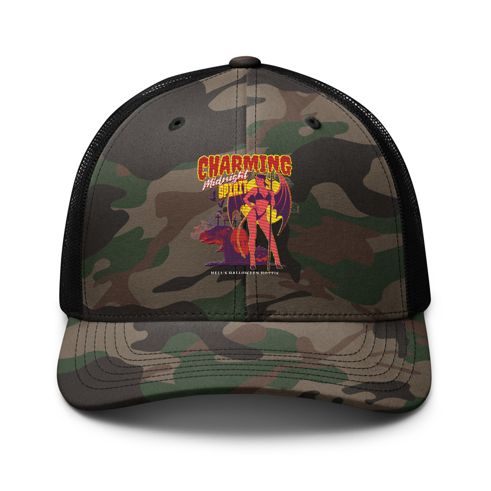 Charming Midnight Camouflage Trucker Hat