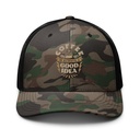 Coffee is always a good idea - Lightning Bolt Camouflage Trucker Hat
