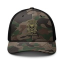 Death Certain and Unexpected Camouflage Trucker Hat