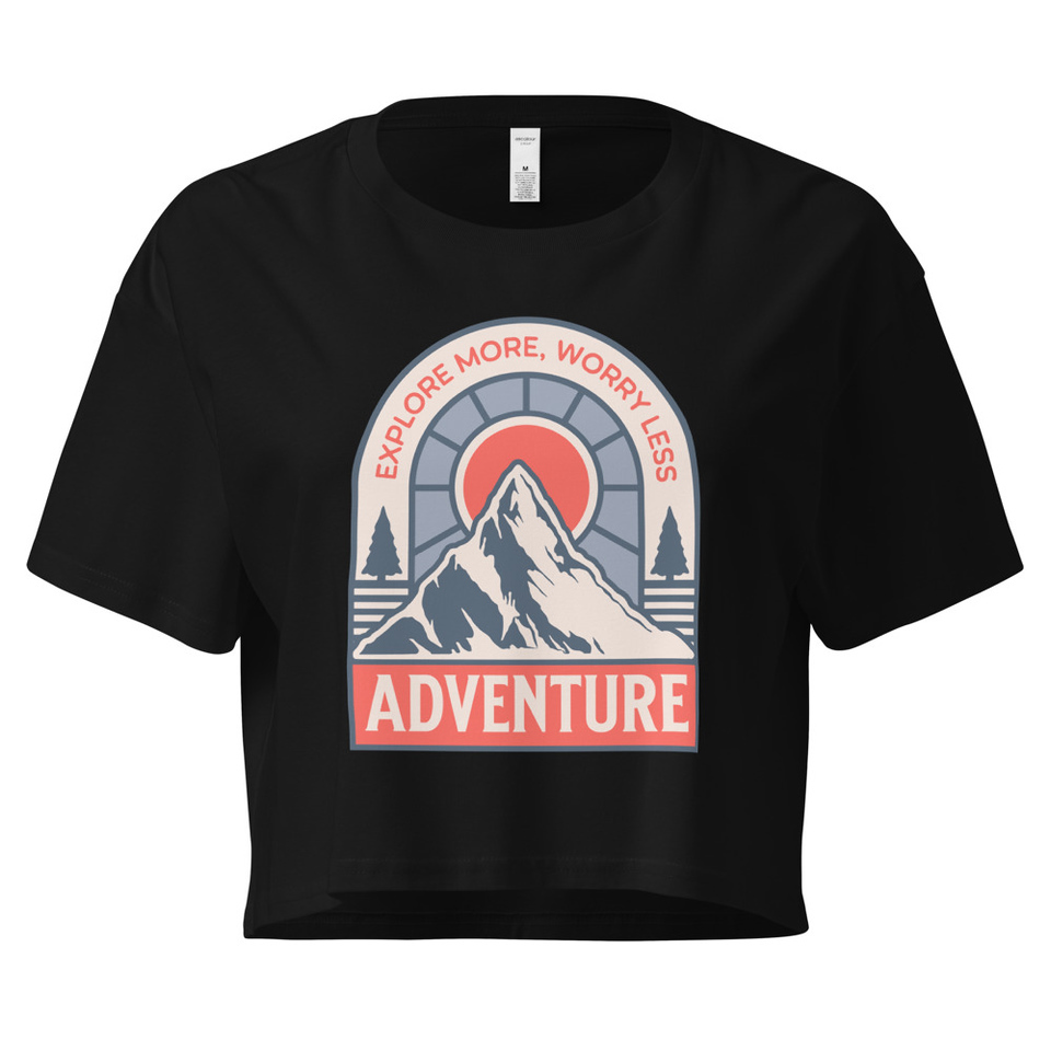 Adventure - Mountain Climbing Women's Crop Top