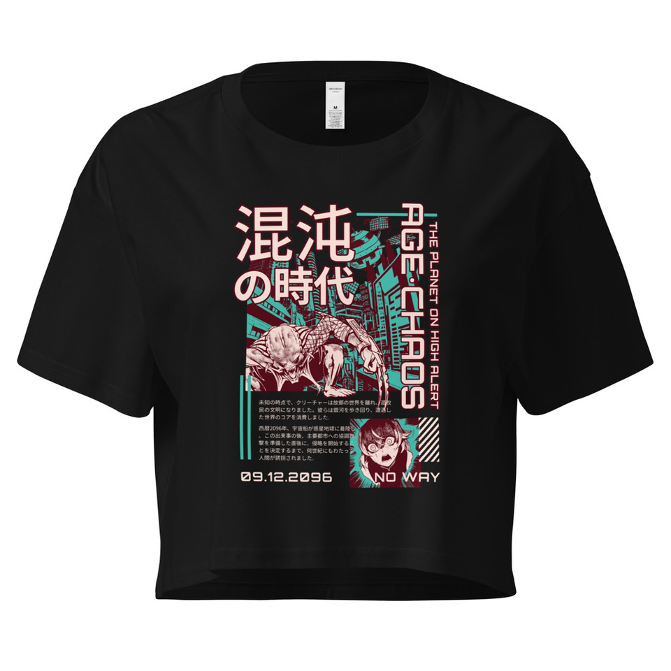 Age of Chaos - Japanese Anime Women's Crop Top