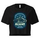 Aliens Outer Space Explorer - UFO Women's Crop Top