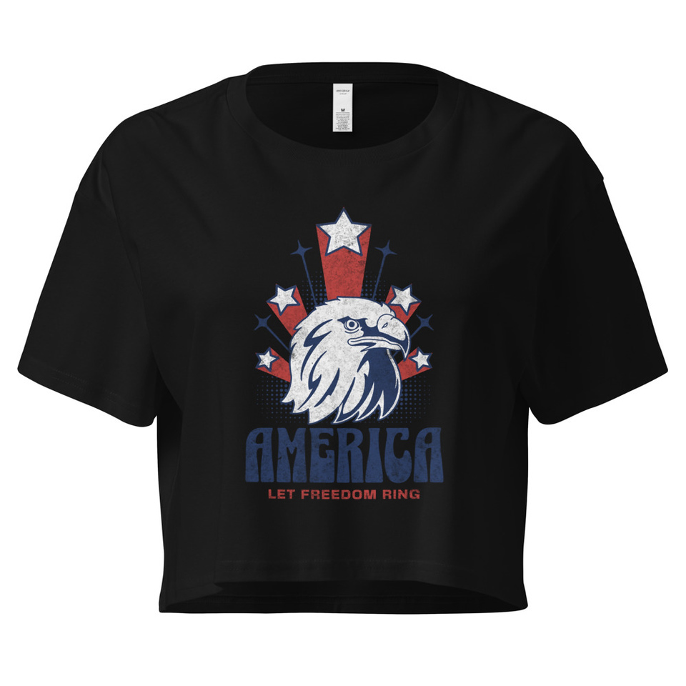 America Women's Crop Top